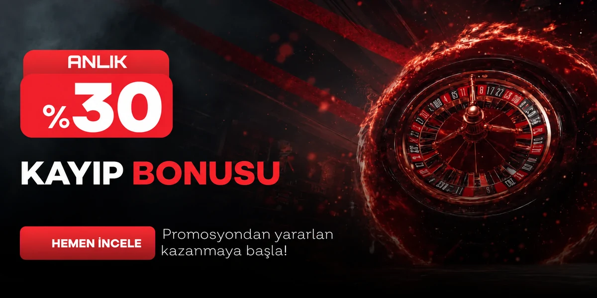 Tokyobet Anlık %30 Kayıp Bonusu