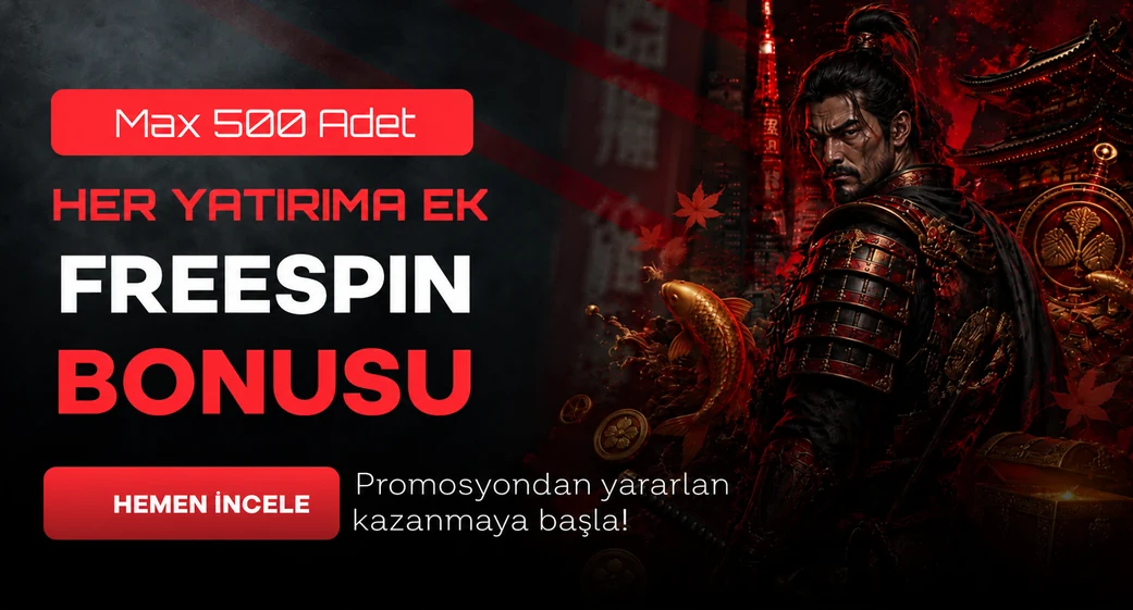 Tokyobet Her Yatırıma Ek Freespin Bonusu