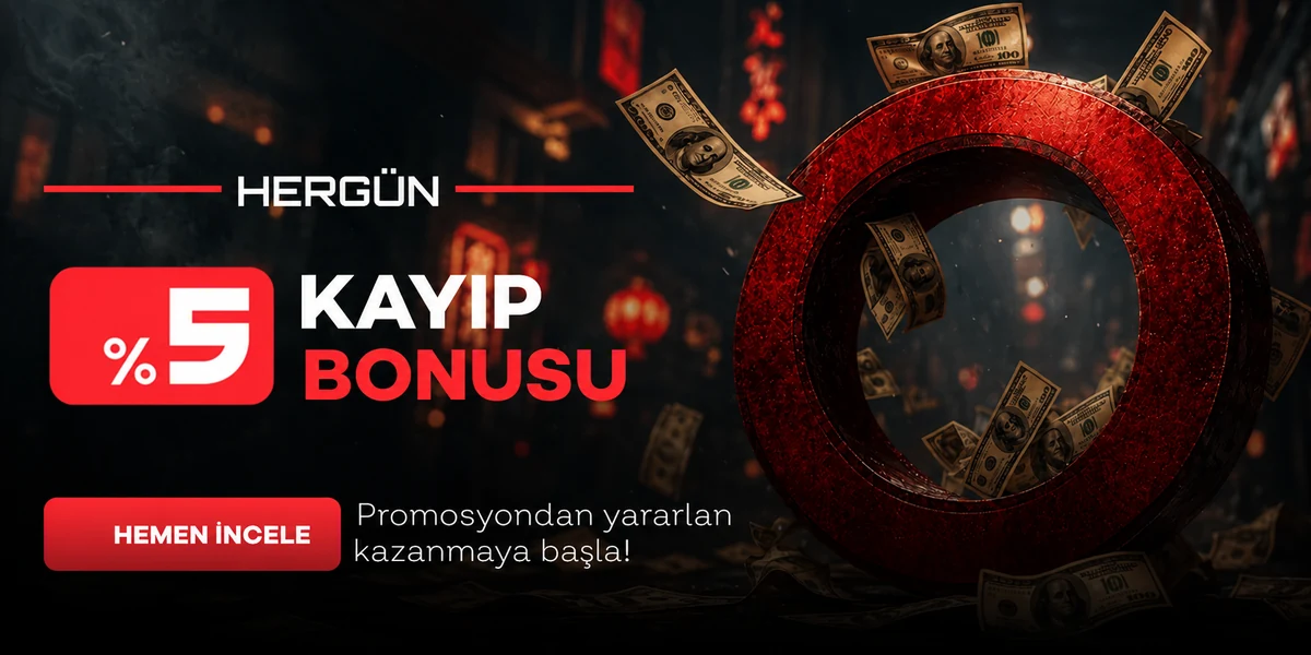 Tokyobet Her Gün %5 Kayıp Bonusu