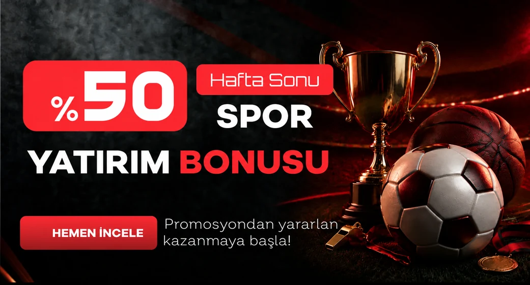 Tokyobet Hafta Sonu %50 Spor Yatırım Bonusu